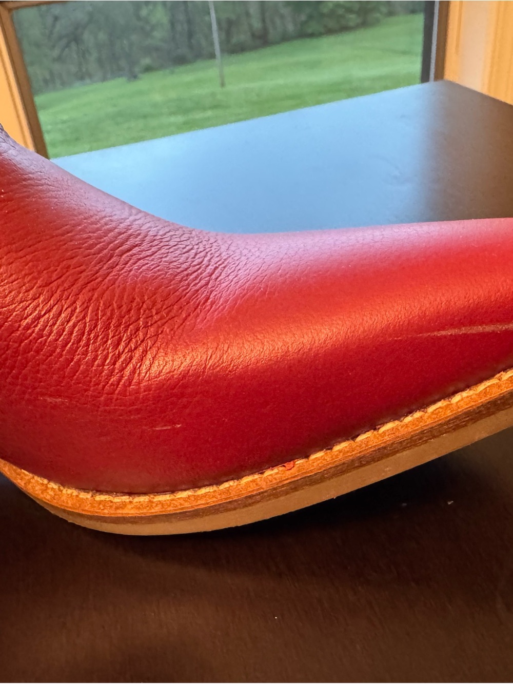 DINGO Red Raisin Kane Knee Hi Western Cowboy Boots 17inch tall. Hard to Find - Picture 9 of 13